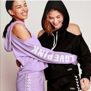 NWT⭐️PINK Victoria Secret Lavender cold pullover